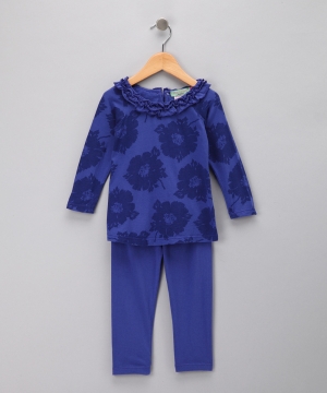 77% off Electric Blue Olive Tunic & Leggings - Toddler & Girls