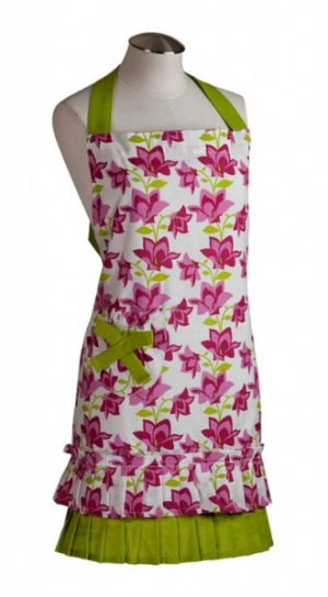 Spicy Blooms Floral Apron